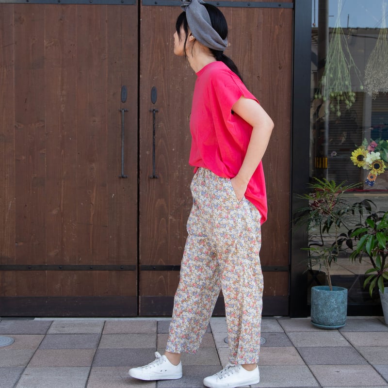 ichi（イチ）250111 フラワープリント パンツ | casual collection