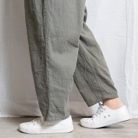 NATURAL LAUNDRY（ナチュラルランドリー）7262P-001 コットンリネンワッシャークロス ジャンプパンツ