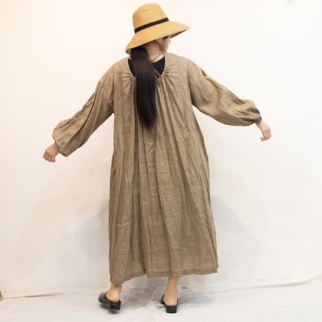 Gauze#（ガーゼ）G935　ANTIQUE GATHER STRING ONE PIECE