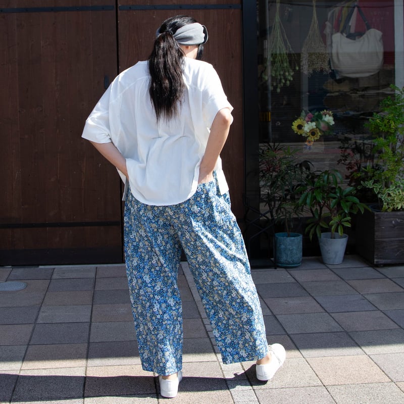 NARU（ナル）663917 ブロードBOTANICAL HARMONY ノッポパンツ | c