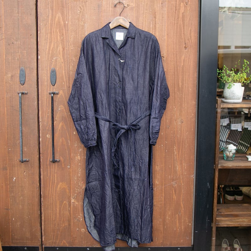 g)グラム g_015D ライトデニムシャツワンピース | casual collectio