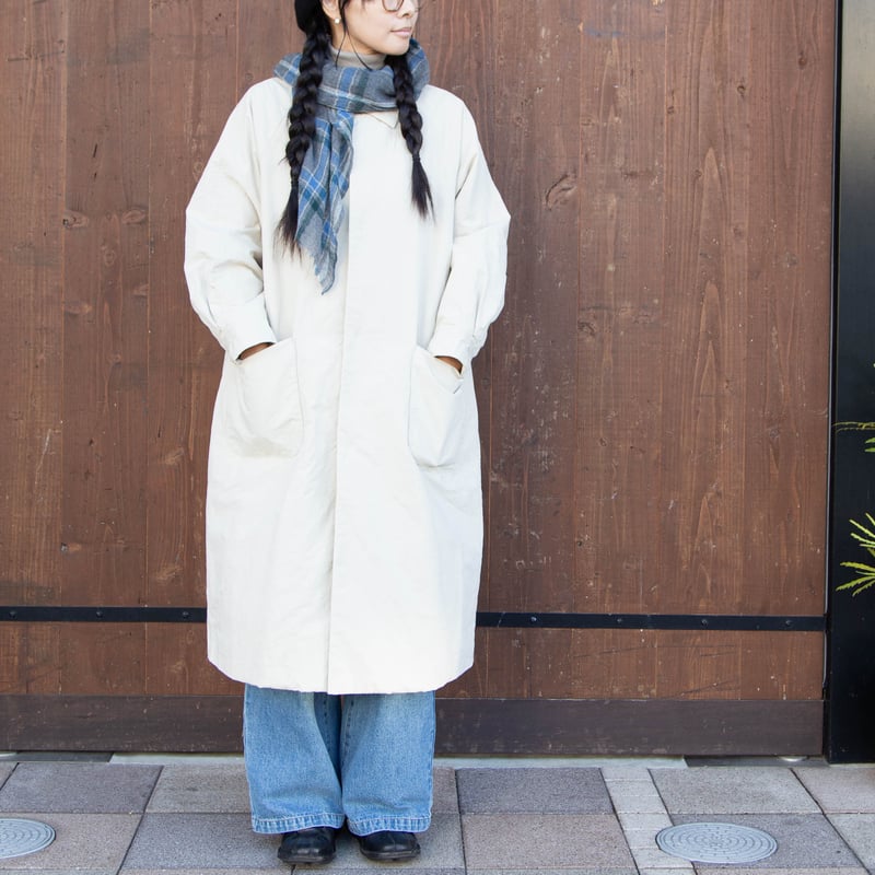 grin 中綿入りコート grin（グリン）8254J-006 CLシーチング 中綿タックスリーブコート