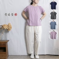 快晴堂（かいせいどう）62C-39 GIRLS Ｔシャツ　肩ギャザー半袖Ｔシャツ