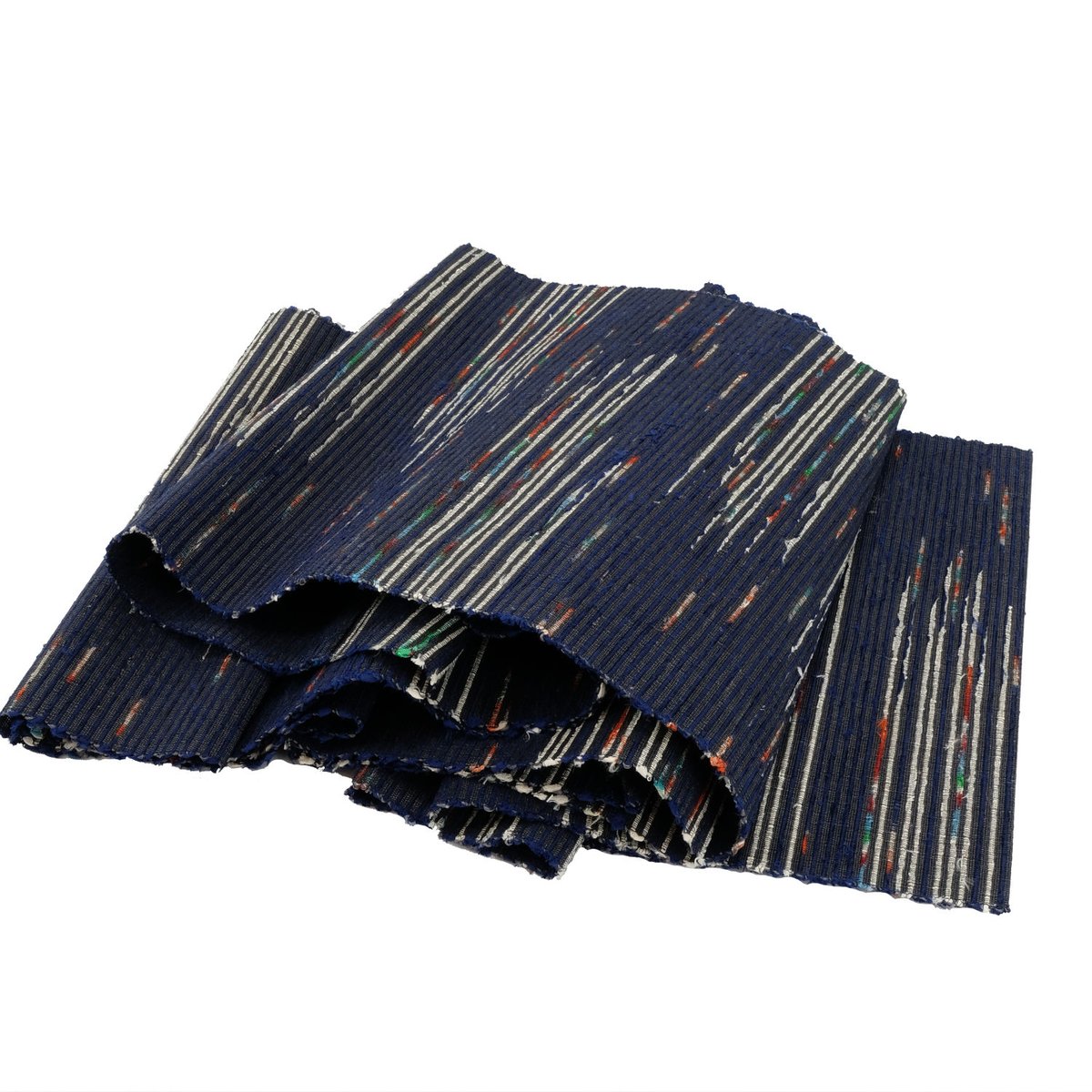 正絹 お仕立て上がり手織り裂き織八寸名古屋帯【圓蔵オリジナル】 509