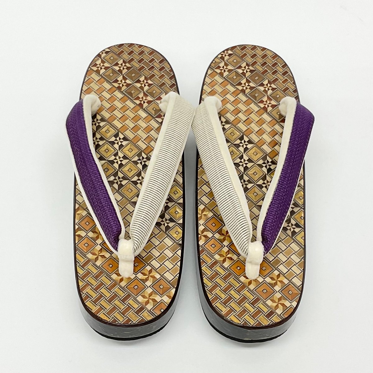 舟形下駄（寄木）【圓蔵オリジナル】450 | GINZA ENZO