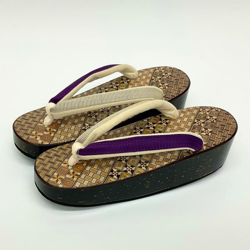 舟形下駄（寄木）【圓蔵オリジナル】450 | GINZA ENZO