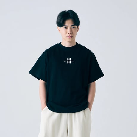 Chest Graphic Tee【col.Black】
