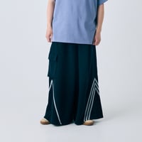 Line Cargo Wide Pants【col.Black】