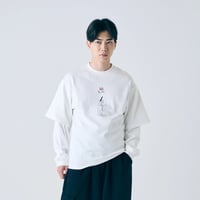King One Point Layered Tee【col.White】