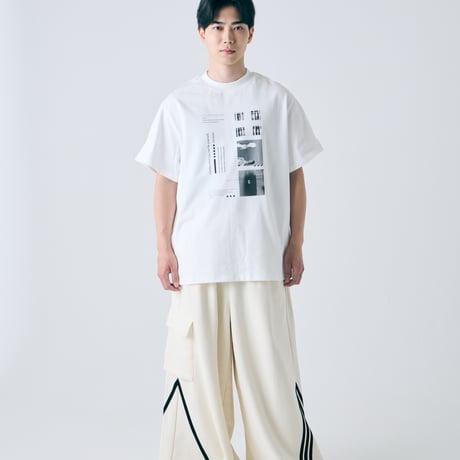 Editorial Graphic Tee【col.White】