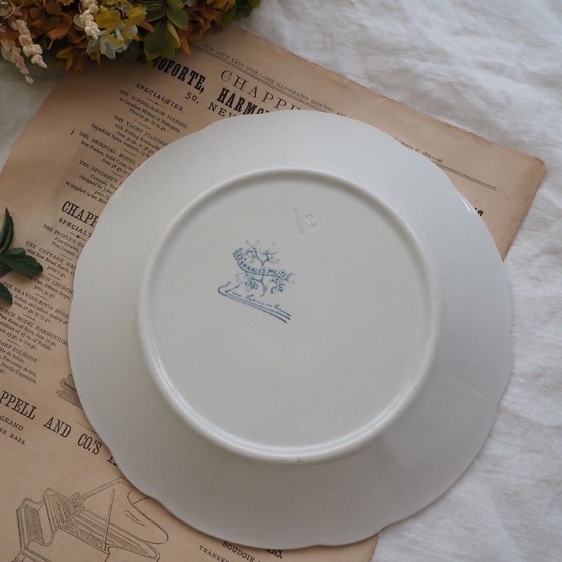 リュネビル ヤドリギ ディナープレート a-3 | France Quilt & Brocan