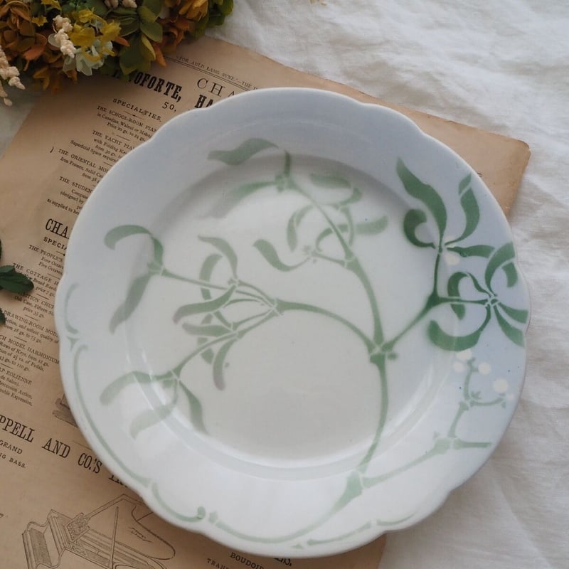 リュネビル ヤドリギ ディナープレート a-3 | France Quilt & Brocan