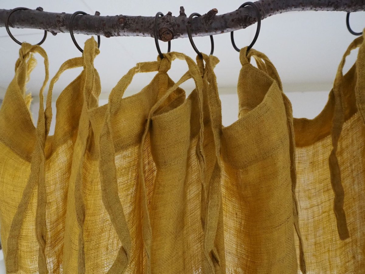 オンフィルダンディエンヌen fil d'Indienneカーテン en fil d'Indienne オンフィルダンディエンヌ カーテン Tulle curta