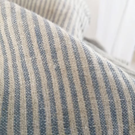 LINEN   THROW（水色）