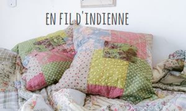 フランスアンティークキルトカバーダブルリング フランスアンティークキルトカバーダブルリング