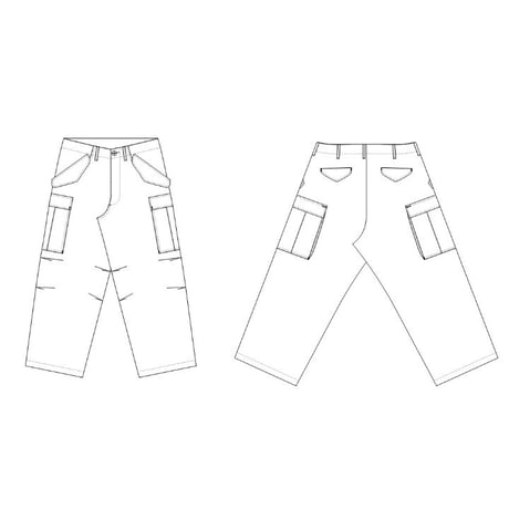 M-65 Field　Pants 型紙販売