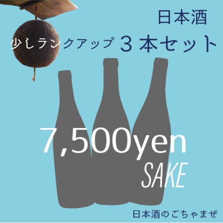 日本酒 少しランクアップ3本セット