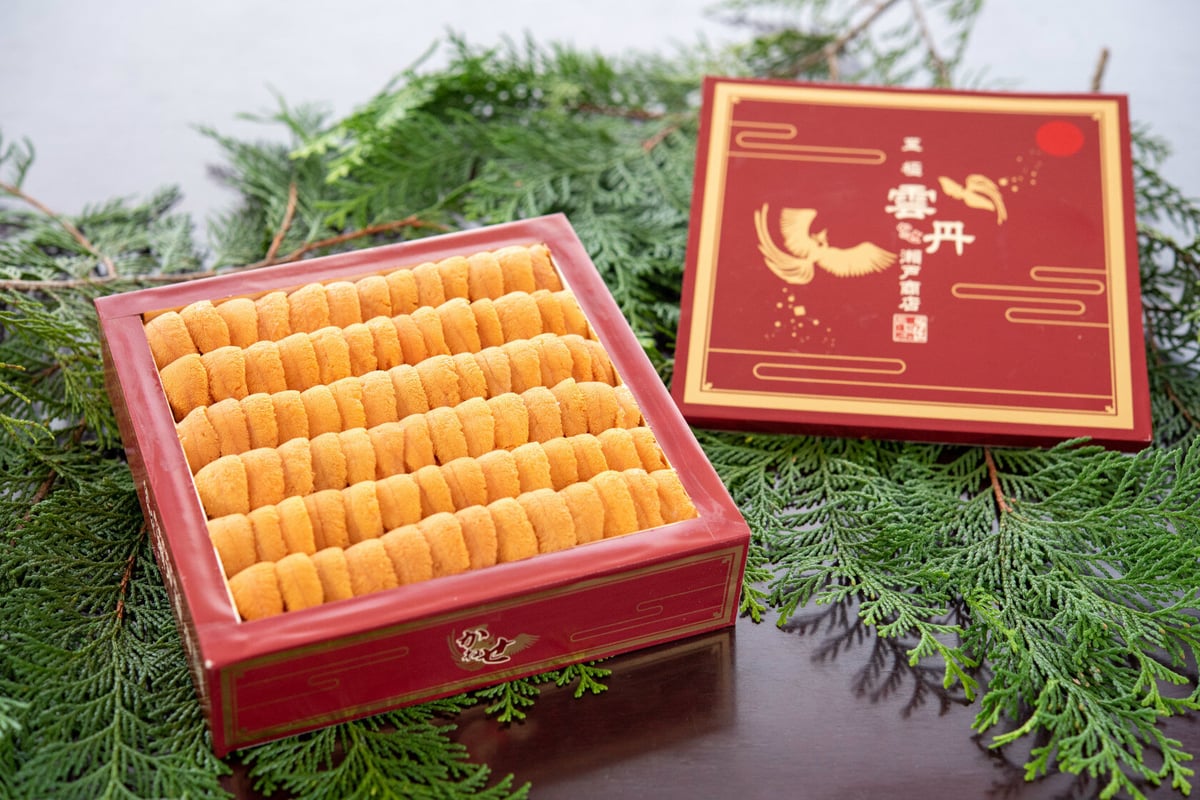 謹製雲丹 化粧箱 250g（極上特別仕様） | かねせ瀨戸商店