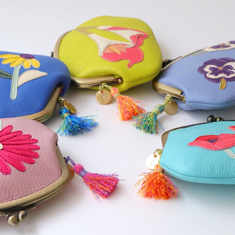 カラー / がま口ウォレット｜アップリケ財布 FIORAIAフィオライア