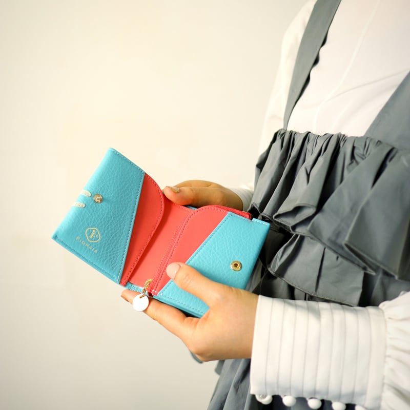 ポピー / 2つ折りミニウォレット｜アップリケ財布 FIORAIA