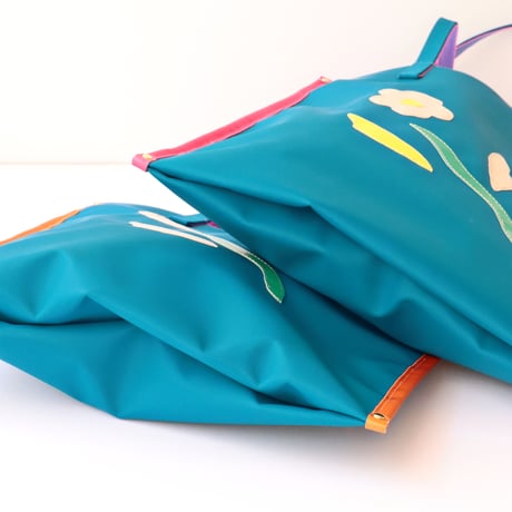 NYLON  tote bag  /  BLUE   チューリップ