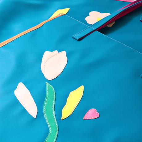 NYLON  tote bag  /  BLUE   チューリップ