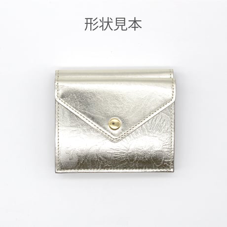 メタロ / ミニウォレット / GUNMETAL｜【訳あり品】SALE開催！アップリケ財布 FIORAIAフィオライア