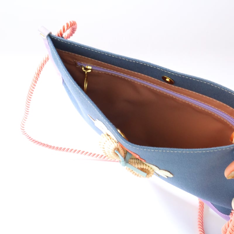 YOSHIKO × FIORAIA / サコッシュ / ネイビー | FIORAIAフィ