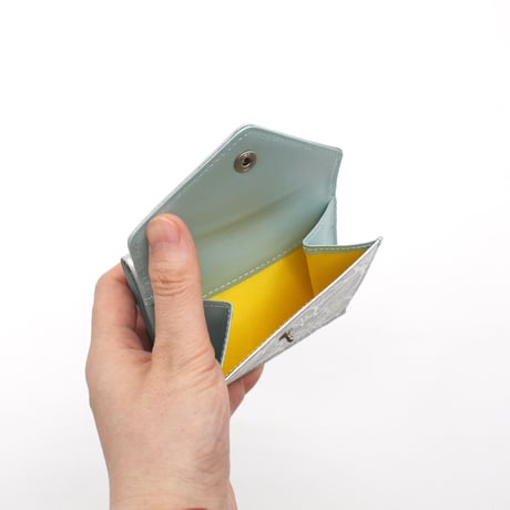 METALLO / MINI WALLET / SILVER