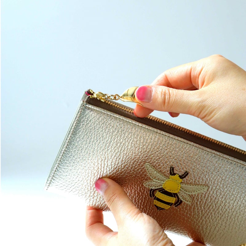 GUCCI ハチ 蜂 長財布 ベージュ/ゴールド 小物 GUCCI ハチ 蜂 長財布