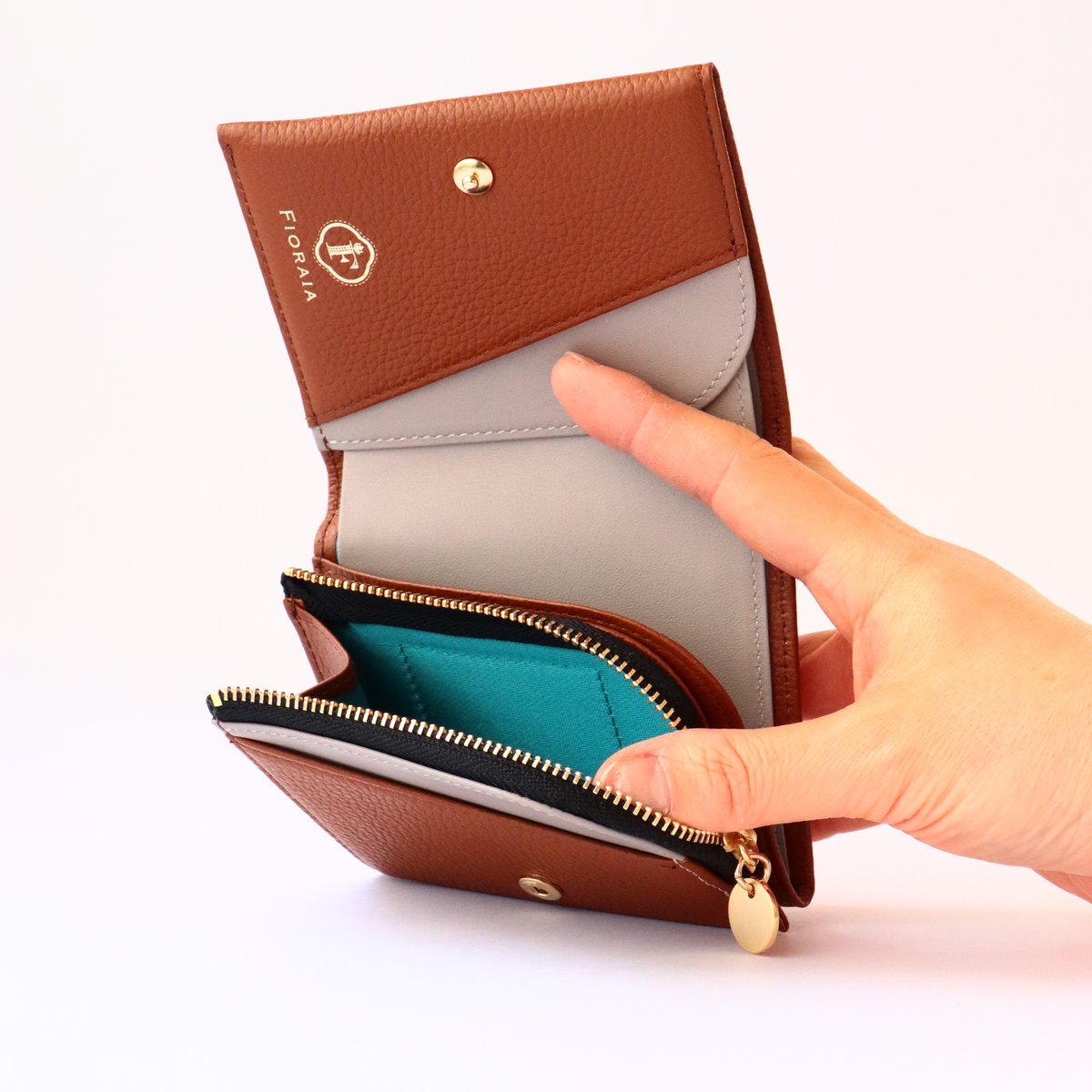ザ デイジー レザー アイテムズ ミニ コンパクト ウォレット デイジー / MINI WALLET 各色 | FIORAIA