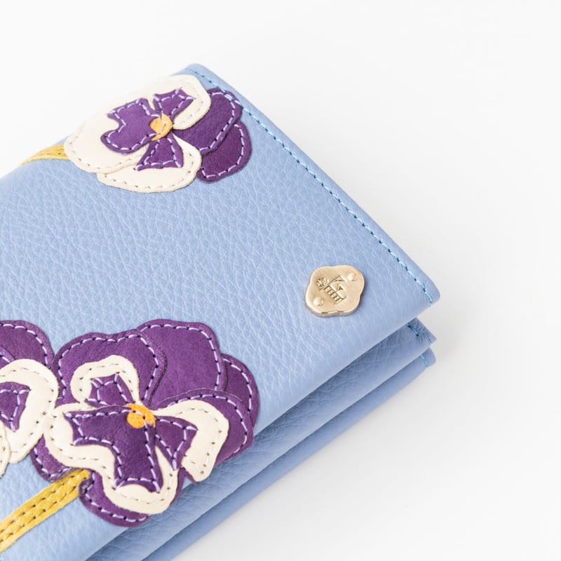 ポピー / 2つ折りミニウォレット｜アップリケ財布 FIORAIA