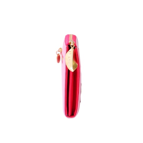 イチゴ /  ロングファスナーウォレット/ 各色 ｜アップリケ財布 FIORAIAフィオライア