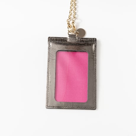METALLO /PASS CASE / GUNMETAL