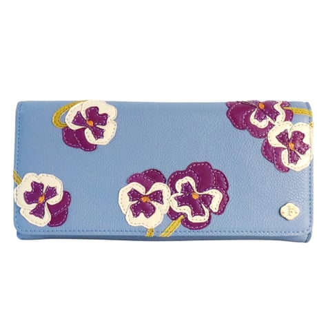 FIORAIA フィオライア　パンジー柄長財布 CATEGORY ◾️LONG WALLET／長財布 | FIORAIA
