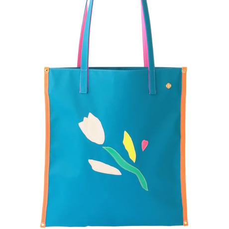 NYLON  tote bag  /  BLUE   チューリップ
