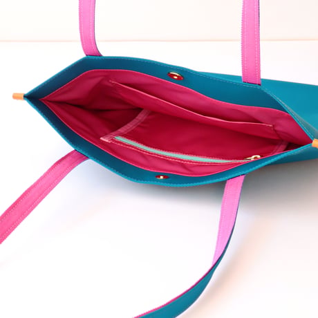 NYLON  tote bag  /  BLUE   チューリップ