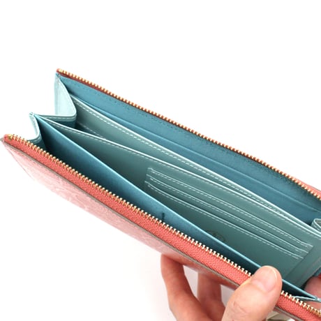METALLO / LONG WALLET / SALMONPINK