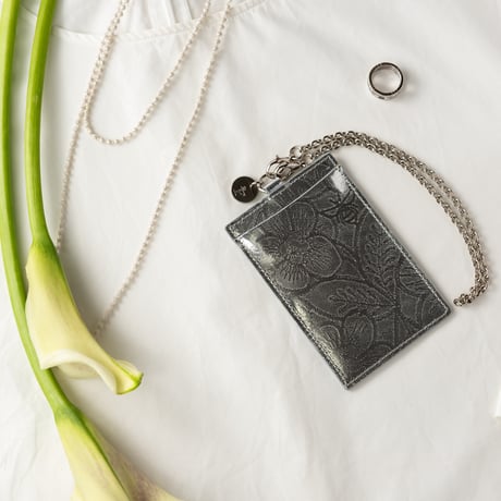 METALLO /PASS CASE / GUNMETAL