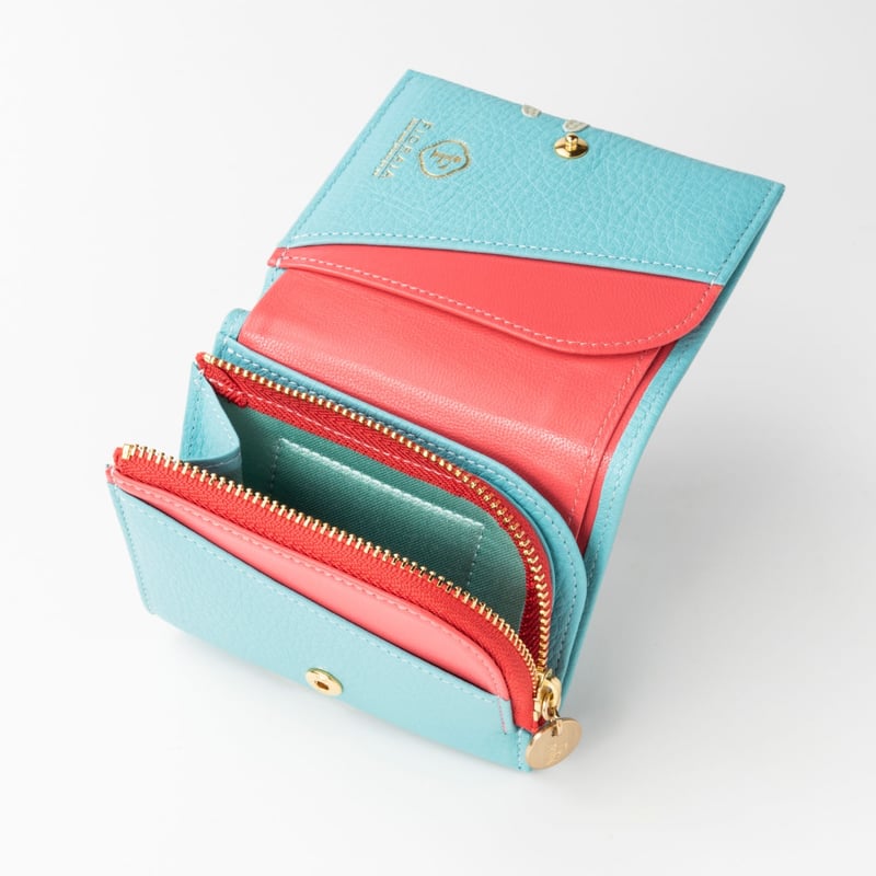 ポピー / 2つ折りミニウォレット｜アップリケ財布 FIORAIA