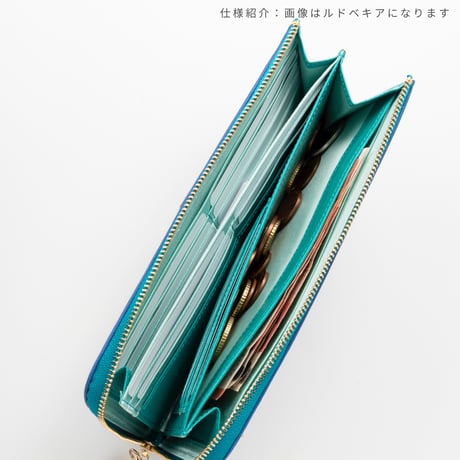 パンジー /  ファスナーロングウォレット｜アップリケ財布 FIORAIAフィオライア