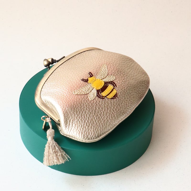 Izabella…◇蚤の市　カーキ　38 蜂 / GOLD GAMAGUCHI wallet | FIORAIA