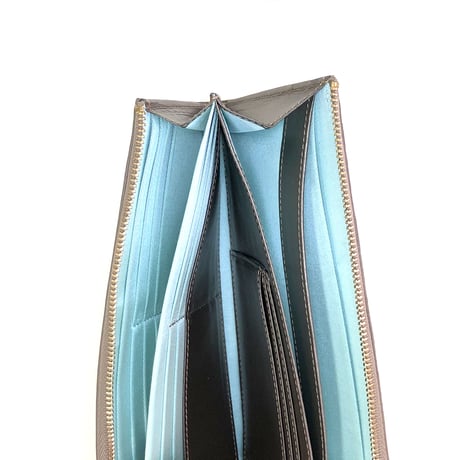 メタロ / ロングファスナーウォレット / COPPER ｜【訳あり品】SALE開催！アップリケ財布 FIORAIAフィオライア