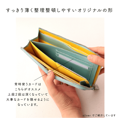 METALLO / LONG WALLET / SALMONPINK