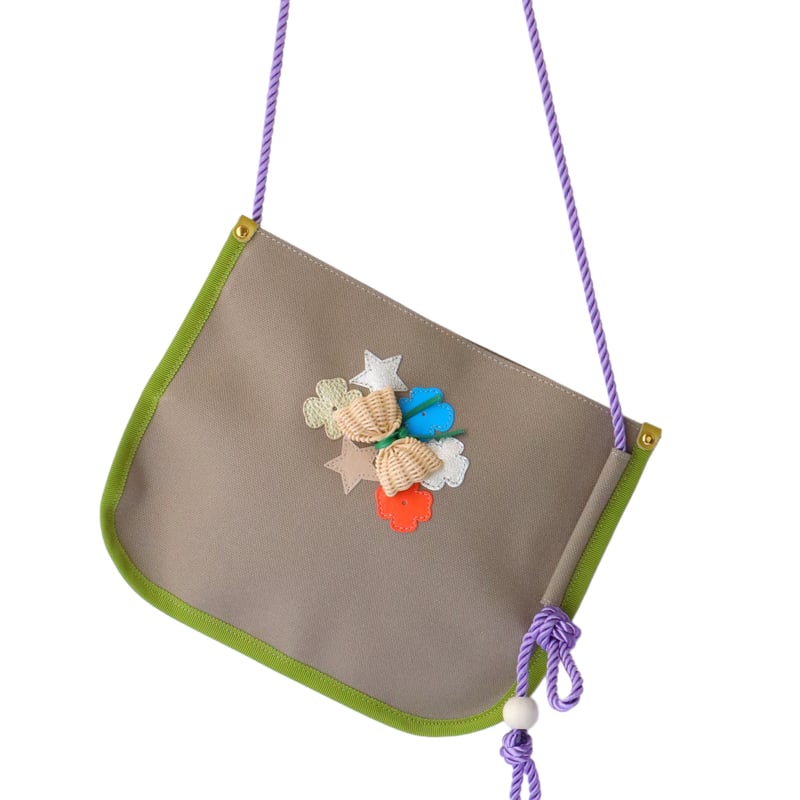 YOSHIKO × FIORAIA / サコッシュ / グレージュ | FIORAIAフ