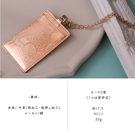 METALLO /PASS CASE / SILVER