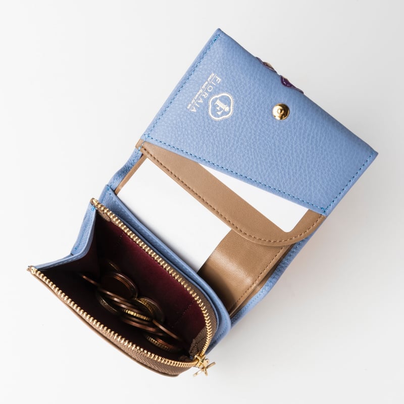 ポピー / 2つ折りミニウォレット｜アップリケ財布 FIORAIA