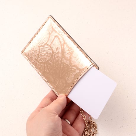 METALLO /PASS CASE / COPPER