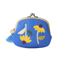 ルドベキア /  がま口ウォレット｜アップリケ財布 FIORAIAフィオライア