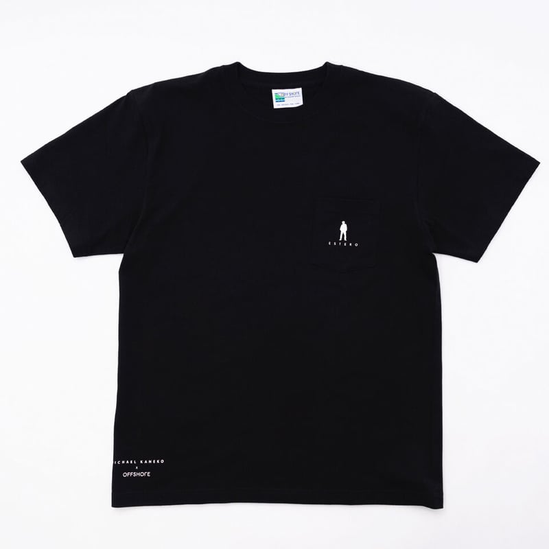 Michael Kaneko × OFFSHORE - ポケットTシャツ (ブラック) | o